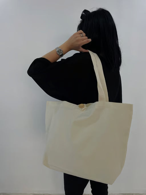 Totebag Avec Bouton